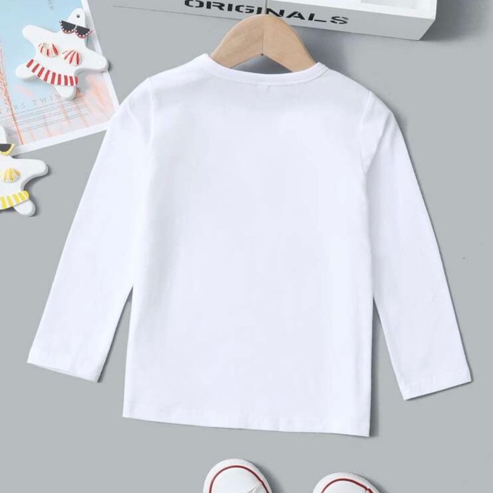 NWOT Toddler Girls Long Sleeve Tee - Picture 4 of 6